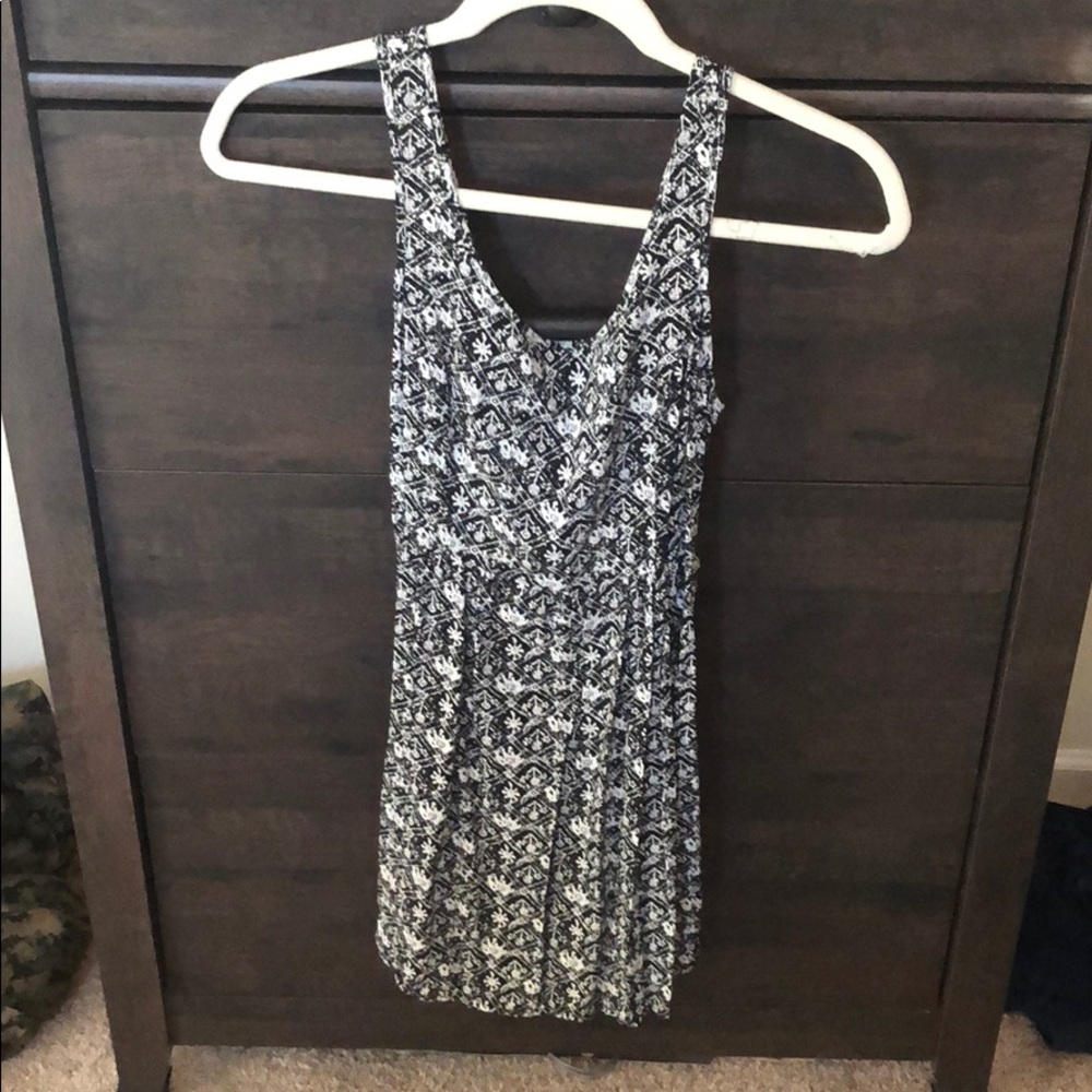 Black and white dress